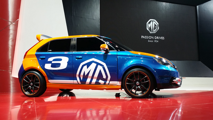 MG Unveils MG3 and Introduces MG6 Black Top Design At the Motor Expo 2014